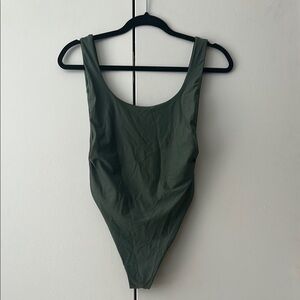 Aerie Olive Green Women Swim One Piece